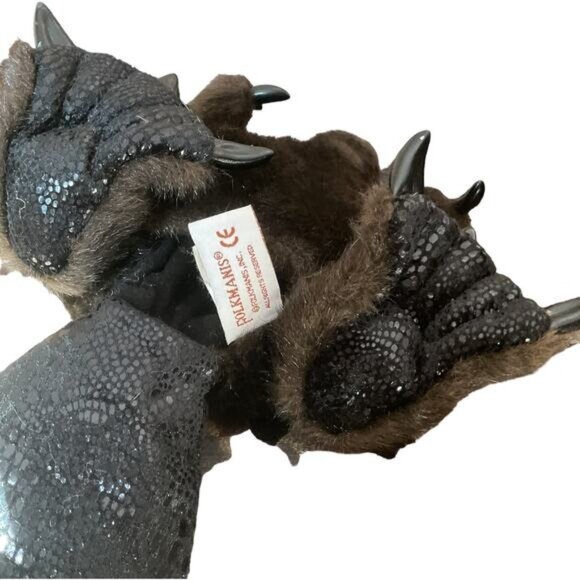 Folkmanis Realistic Beaver Puppet Plush Toy - Picture 10 of 10